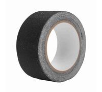 Phefop Nastro di Sicurezza Anti-slittamento, Nastro Adesivo Non Slip, Aspetto della Sabbia di Silice, con Avvertimento di Decorazione di Colori Brillanti, per L'aeroporto di Hotel (BLACK)