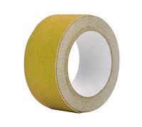 Phefop Nastro di Sicurezza Anti-slittamento, Nastro Adesivo Non Slip, Aspetto della Sabbia di Silice, con Avvertimento di Decorazione di Colori Brillanti, per L'aeroporto di Hotel (YELLOW)