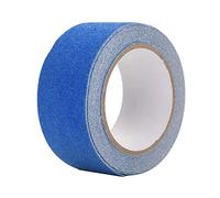 Phefop Nastro di Sicurezza Anti-slittamento, Nastro Adesivo Non Slip, Aspetto della Sabbia di Silice, con Avvertimento di Decorazione di Colori Brillanti, per L'aeroporto di Hotel (BLUE)