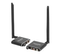 Phefop Nessun Ritardo Adattatore del Ricevitore del Trasmettitore Audio Wireless per le Prestazioni dello Stadio 2,4G Ricetrasmettitore Wireless 3,5 Mm Output di Ingresso (Spina europea)