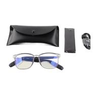 Phefop Occhiali per Suono Intelligente, V5.3 a Prova D'acqua Open Ear Speaker Occhiali Vocali Magnetici Con Occhieglasses Con Blocco di Luce Blu per Uso Giornale Viaggi Donne Che