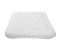 Phefop Parti per Piscina Copertura Gonfiabile in PVC Resistente 130 Cm Grande Coperchio per Piscina per Uso Esterno Quadrato e Vasca da Bagno