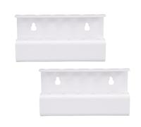 Phefop Portafreccette in Acrilico, Elegante Scaffale Portaoggetti a Parete, Espositore con Punta in Plastica Resistente, Perfetto per Sale Giochi e Appassionati di Freccette (WHITE)