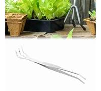 Phefop Rastrello per Radici Bonsai, Acciaio Inossidabile, Manico Antiscivolo, Design Ergonomico per Principianti Ed Appassionati, Perfetto per il Giardinaggio Bonsai (SILVER)