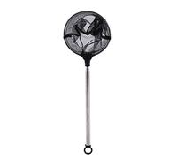 Phefop Rete da Pesca, Mini Rete da Pesca Lunga Ultraleggera Regolabile con Manico Telescopico Strumento da Pesca D'acqua Dolce per Bambini Uomini Donne (Rotondo 140 mm/5,5 pollici)