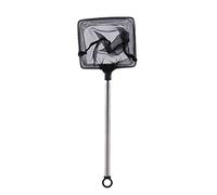 Phefop Rete da Pesca, Mini Rete da Pesca Lunga Ultraleggera Regolabile con Manico Telescopico Strumento da Pesca D'acqua Dolce per Bambini Uomini Donne (Quadrato 118 mm/4,6 pollici)