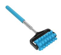 Phefop Rullo Muscolare Telescopico, Massaggiatore Regolabile per Schiena e Testa, Sollievo Dalla Digitopressione con Rotazione a 360° per il Rilassamento Muscolare e il Sollievo Dal Dolore (cielo blu)