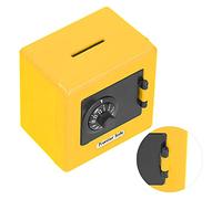 Phefop Salvadanaio Elettronico con Serratura a Codice, Mini Bancomat Sicuro per Monete per Bambini, Divertente Contenitore per Riporre Soldi per Compleanni di Ragazzi e Ragazze (YELLOW)