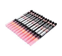 Phefop Set di Pennarelli Metallici, Pennarelli Glitterati Rossi Brillanti a Doppia Punta per Artigianato, Colorazione di Modelli e Pittura di Arte Rupestre