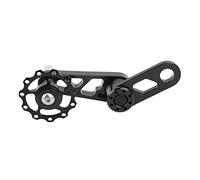 Phefop Squisito Lega di Alluminio -Sing -speel -Speak -Llave -bcycle a Catena di Ciclo Stabilizzatore, Facile da Installare, per Un Lembo di velocità Ruota velocità (Black)