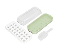 Phefop Stampo per Cubetti di Ghiaccio con Contenitore, 24 Scomparti in | Grado Alimentare, Silicone Senza BPA, Design Affusolato per Pressione Diretta, Compatibile con Whisky, Succo e caffè.