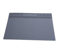 Phefop Tappetino in Gomma Resistente, Cuscinetto Antiscivolo per Riparazione Orologi, Grigio, Strumento Durevole per Orologiai, 35x25 Cm, Ideale per attività di Riparazione Orologi