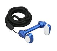 Phefop Tappo Nasale da Sub con Cordino, Regolabile, in Lega di Alluminio, Antiscivolo e Antiruggine, Ideale per Apnea, Snorkeling e Nuoto in Piscina. Adatto a Tutti Gli Adulti. (Blue)