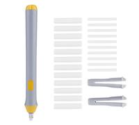 Phefop Tenwin Eraser Elettrico Automatico PenilHig Qualità Plastica Funzionata a Batteria con 10 Pz 2 Mezza 2,3 Mezza e 10 Pz Ricariche Eraser 5Mm per Studenti D'Arte (1 confezione)