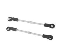Phefop Tirante dello Sterzo per Auto ZD Racing 1 8 RC, Tirante dello Sterzo in Plastica e Acciaio, 2 Pezzi 3 Mm Apertura 33 G Parti di Ricambio per 9021 08423 dello per Auto RC