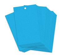 Phefop Trappole Adesive Bifacciali, Colla Forte a Lungo Termine, Comode e Durevoli, Controllano Afidi, Tripidi, Adatte per Coltivazioni di tè, Frutteti, Serre, Campi di Ortaggi, (blu-20X25cm)