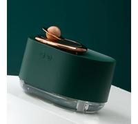 Phefop Umidificatore a Spruzzo Wireless Rotante Planet Mini Umidificatore a Luce Notturna - a Nebbia da Tavolo con Ricarica USB per Idratare la Pelle, Scelta Perfetta (GREEN)