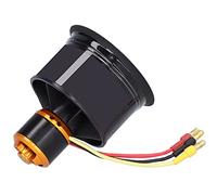 Phefop Ventola Intubata RC da 50 Mm, Motore Brushless in Lega di Alluminio a 12 Pale per Aerei RC Perfetto Equilibrio Dinamico Ed Elevata rigidità con Potenza Continua Massima di (4600kv in senso