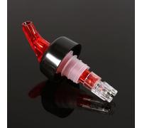Phefop Versatore Dosatore per Bottiglie, Dosatore Rapido in Plastica per Vino e Cocktail, Dispenser di Precisione da 30 Ml per Bar e Pub Domestici (rosso)