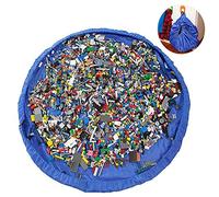 Phego Tappetino per giochi semplici che si trasforma in sacco di raccolta,ideale per un veloce la raccolta Lego, Dupla e giocattolo weiterm! (Dimensioni - 150cm)