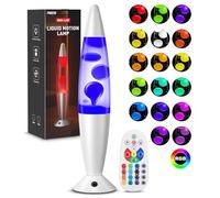 PHEJIE Lampada Lava con Telecomando, 17 Colori - Moderna Lampada Lava a LED con Cambio Colore Automatico e Timer da 8 Ore, Portata di 15 m - Illuminazione Ambientale per Soggiorno, Cameretta, Ufficio