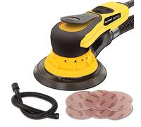 PHENDO Levigatrice orbitale casuale elettrica senza spazzole 350 W 3A Levigatrici orbitali con cavo a velocità variabile multifunzione per falegnameria, automobili, levigatura cartongesso,
