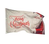 PHENO FLAGS Bandiera di Natale 90x150cm - bandiera resistente alle intemperie con occhielli in metallo - doppia orlata - colori brillanti e vivaci