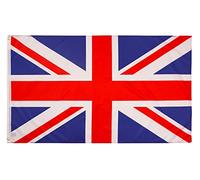 PHENO FLAGS Bandiera Gran Bretagna 90x150cm - britannica - resistente alle intemperie - con occhielli in ottone - 100% poliestere - cuciture doppie robuste e colori vivaci