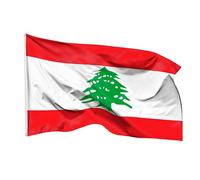 PHENO FLAGS Bandiera Libano 90x150cm - libanese - resistente alle intemperie con occhielli in ottone - 100% poliestere - cuciture doppie robuste e colori vivaci - ideale per gli amanti delle bandiere