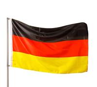 PHENO FLAGS Bandiera Premium Germania 90x150 cm - estremamente resistente alle intemperie con occhielli in metallo e tecnologia di sigillatura speciale - orlata doppia - colori brillanti e vivaci