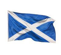 PHENO FLAGS Bandiera Scozia - bandiera scozzese 90 x 150 cm con occhielli in ottone - bandiera resistente per pennone - 100% poliestere