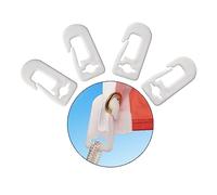 PHENO FLAGS Set di 10 Ganci a moschettone per Bandiere - Facile Fissaggio all'asta della Bandiera - 10 Ganci per Bandiere di Qualsiasi Tipo