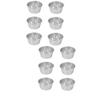 PHENOFICE 12pezzi Stampo Per Budino Rotondo Antiaderente e Utensili Da Cucina Per Dessert Muffin e Torte Facile Da Pulire Per Home Bakery
