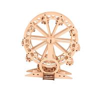 PHENOFICE 1pezzi Ferris Wheel Legno Diy Per Educativo Meccanico Dimensioni Cuore Per Ragazzi e Ragazze