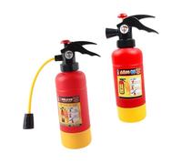 PHENOFICE 2 pezzi Giocattolo Estintore Acqua per Estintori Ricaricabili in Plastica Spessa Design Compatto e Leggero Gioco di Ruolo Pompiere per Festa e Spiaggia Consapevolezza Sicurezza