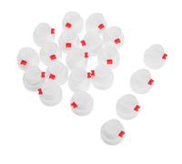 PHENOFICE 20 Pezzi Tappi Ugelli per Bombolette Spray in Plastica Bianca Ugello Spray Ventilato per Vernice Ricambio per Bombolette Aerosol Uso Artigianale e Riparazioni Auto