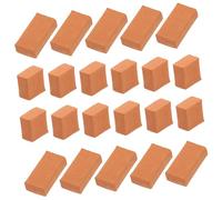 PHENOFICE 200 pezzi Mini Mattoni Simulazione per Micro Paesaggi e Costruzioni Fai da Te Mattoncini Miniatura per Gioco e Decorazioni Kit DIY per Modellismo