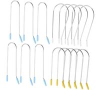 PHENOFICE 24 pezzi Clip di Ricambio per Rulli Caldi in Acciaio Inossidabile con Misure Assortite per Fissaggio Sicuro e Styling Capelli Uomo Donna