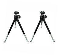 PHENOFICE 2pezzi Mini Treppiede Per Smartphone Supporto Telefono Per Fotografia e Video Da Nero Per Uso Professionale e Personale Per Desktop e Broadcast