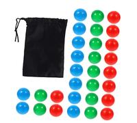 PHENOFICE 30 Pezzi palla di probabilità palline da bingo numeri di bingo sfere della gabbia di bingo palline da pong vuote palla bambini palline bambini palla solida palla addensata plastica