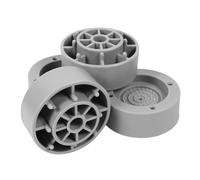 PHENOFICE 4 Pezzi 2,5 Cm Tappetino Sollevamento Frigorifero Cuscinetto Antivibrante Protezione Pavimento Lavatrice Design Punta Impilabile Tpu Antiscivolo