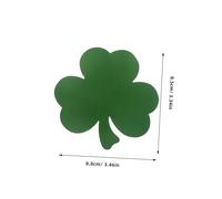 PHENOFICE 40 Pezzi Cartoncini Shamrock Scuro per Decorazioni Festa San Patrizio Biglietti Scritti Mano Resistenti per Bacheche Scolastiche e Eventi Irlandesi