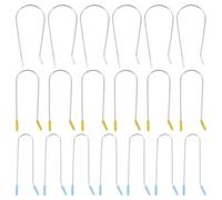 PHENOFICE 48 fermagli per bigodini - Fermagli di ricambio per bigodini elettrici - Morsetto per caldi da 1,5&;, 1", 0,75" - Forcine resistenti al calore per una tenuta affidabile dei ricci