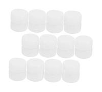 PHENOFICE 50 Pezzi Scatole Anello Plastica Giocattoli Sonaglio Squeaker Bianco Rotondo Inserti Rumorosi Per Ragazzo Ragazza