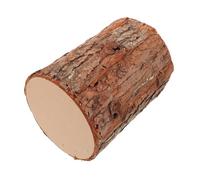 PHENOFICE Base Tronco Albero di Natale in Legno Rustico Texture Realistica e Supporto Portatile per Decorazione Fotografica e Casa