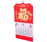 PHENOFICE Calendario da parete per il Capodanno lunare: calendario di Capodanno 2026 con motivo a cavallo dello zodiaco, con momenti salienti e dati delle festività - Organizzatore mensile per le