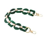 PHENOFICE Catena in Resina retrò per Borsa Verde Accessorio Unico e Rimovibile per Manici Borse Materiale Durevole e Stile Vintage per Personalizzare e Decorare Handbag