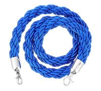 PHENOFICE Corda per Barriera Intrecciata Blu 1,5 Metri per Controllo della Folla Resistente per Stanchion in Teatri e Fiere
