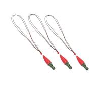 PHENOFICE Fischietto in a Forma Peperone Rosso Set Da 3 Giocattolo Per Ragazzo Fischietto Giocattolo Sicuro e Pratico La Cognizione Musicale e L'attenzione