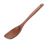 PHENOFICE Mestolo in Legno di Teak Resistente al Calore per Zuppe e Porridge Cucchiaio da Cucina Giapponese Leggero con Manico lungo Utensile Protettivo per Pentole Antiaderenti